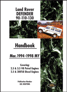 FF005706 - Land Rover 90/110 Owners Handbook - Land Rover 90/110 & Defender