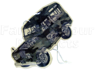 FF005716 - Air Freshener - Camo Land Rover Series 3 - Land Rover Discovery 3