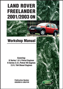 FF005742 - Workshop Manual Land Rover Freelander 2001-2003 on - Land Rover Freelander