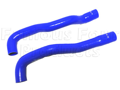 Silicone Intercooler Hoses - Set of 2 - Land Rover 90/110 & Defender (L316) - Cooling & Heating