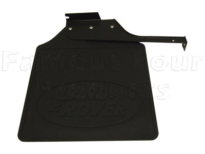 FF005754 - Mudflap Rubber & Bracket - Rear Left Hand - Land Rover 90/110 & Defender