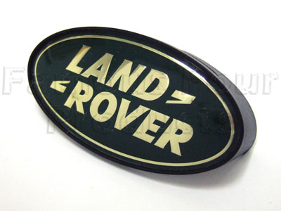 FF005756 - Oval Logo Clip-on Land Rover Grille Badge - Land Rover 90/110 & Defender