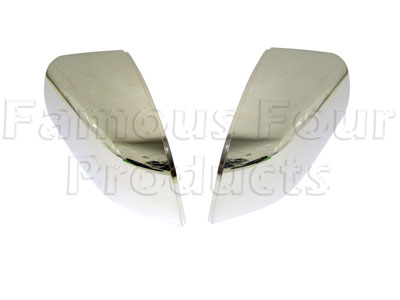 Chrome Finish Door Mirror Covers - Range Rover 2010-12 Models (L322) - Accessories