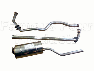 Stainless Exhaust System - Diesel - Land Rover Series IIA/III - Exhaust