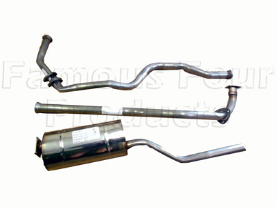 FF005863 - Stainless Exhaust System - Diesel - Land Rover Series IIA/III