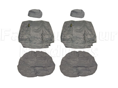 FF005894 - Tailored Waterproof Centre Row Seat Covers - Land Rover 90/110 & Defender