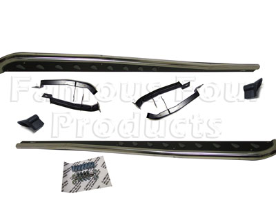 FF005913 - De-Luxe Sculpted Side Steps - Land Rover Freelander