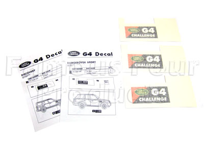 FF005938 - G4 Decal Set - Range Rover Sport to 2009 MY