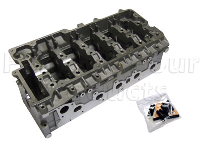 FF006080 - TD5 Cylinder Head - With Valves and Springs Fitted - Land Rover Discovery Series II