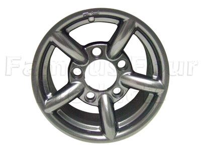 ZU Alloy Wheel 7 x 16  - Anthracite - Land Rover Discovery 1989-94 - Tyres, Wheels and Wheel Nuts