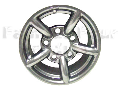 FF006083 - ZU Alloy Wheel 7 x 16 - Silver - Classic Range Rover 1986-95 Models