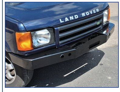 Heavy Duty Metal Front Winch Bumper - Land Rover Discovery Series II - Off-Road