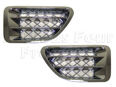 Chrome Effect Side Vents - Range Rover Sport to 2009 MY (L320) - Accessories