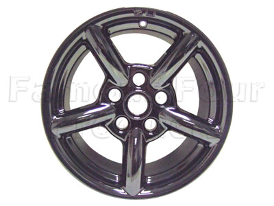 FF006336 - ZU Alloy Wheel 8 x 16 - Gloss Black - Range Rover Second Generation 1995-2002 Models