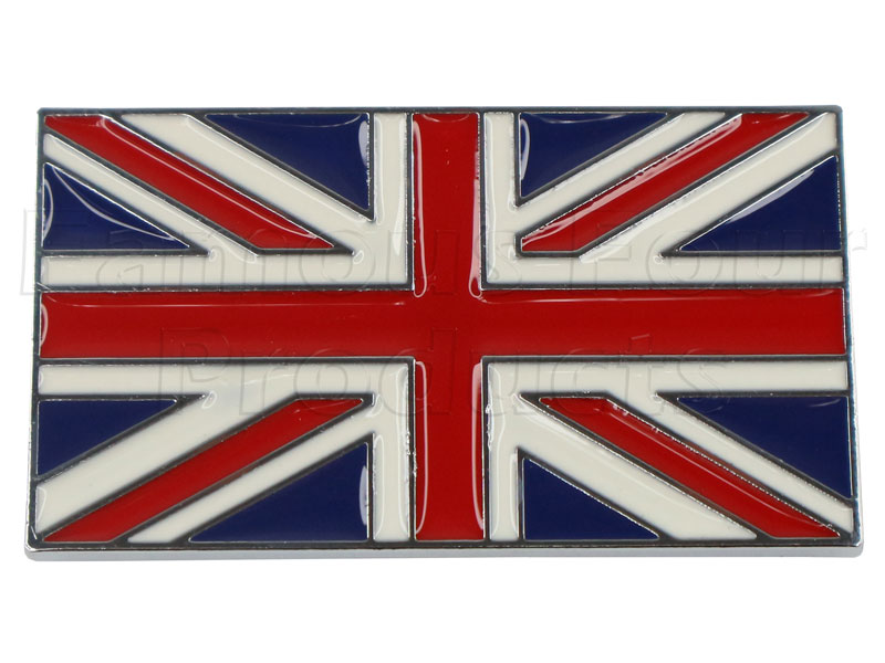 FF006346 - Badge UNION JACK - Rectangular - Range Rover 2010-12 Models