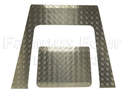 FF006483 - 90/110 Chequerplate Bonnet Protector Sheet  - Land Rover 90/110 & Defender