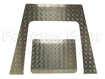 90/110 Chequerplate Bonnet Protector Sheet - 90/110 and Defender