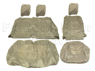 2nd Row Waterproof Seat Covers - Land Rover Discovery 4 - Interior