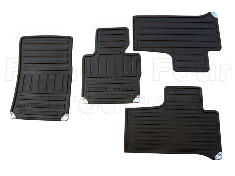 Rubber Footwell Mat Set - Range Rover 2010-12 Models (L322) - Interior