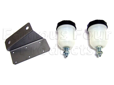 Twin Reservoir Kit for Brake/Clutch - Land Rover Series IIA/III - Brakes