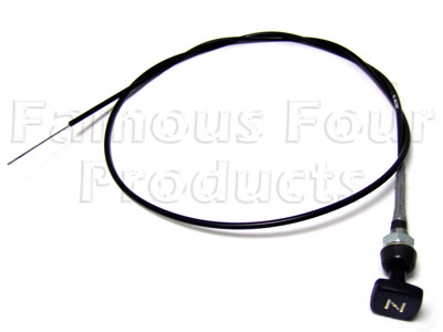 FF006833 - Choke Cable for 34ICH Weber Carburettor - Land Rover Series IIA/III