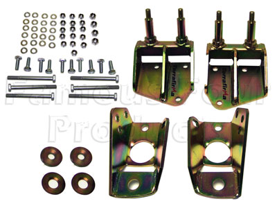 Twin Shock Mount Kit - Land Rover 90/110 and Defender - Off-Road