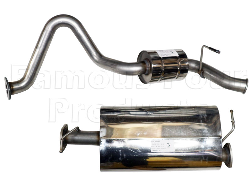 Stainless Exhaust System - Land Rover 90/110 & Defender (L316) - Full Exhaust Systems