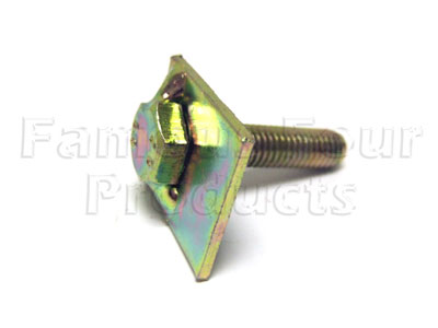 FF007192 - Bolt Plate - Rear Mounting - Land Rover 90/110 & Defender