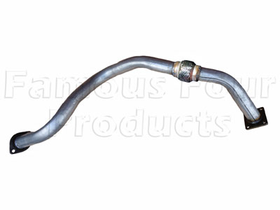 Mild Steel DE-CAT Downpipe - Land Rover 90/110 & Defender (L316) - Individual Exhaust Parts