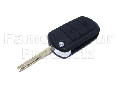 FF007223 - Key Fob
Has to be ordered to VIN number, may take three weeks or so to get. New fob must be programmed to your vehicle using diagnostic computer. - Range Rover Third Generation up to 2009 MY