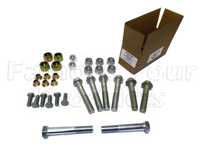 Nut & Bolt Kit for Chassis Suspension Bush Change - Land Rover 90/110 & Defender (L316) - Suspension Parts