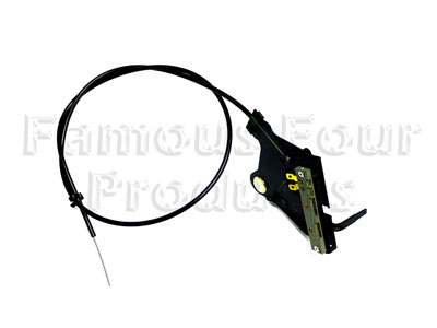 FF007496 - Heater Distribution Control Lever Assembly - Land Rover 90/110 & Defender