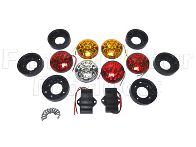 NAS Spec Rear Light Kit - LED - Land Rover 90/110 & Defender (L316) - Lighting