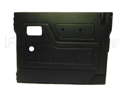 Front Door Trim Card - Interior - Black - Land Rover 90/110 & Defender (L316) - Interior