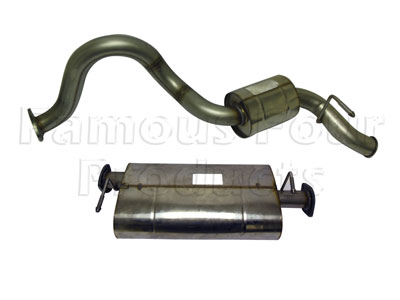 FF007557 - Stainless Exhaust System - Land Rover 90/110 & Defender