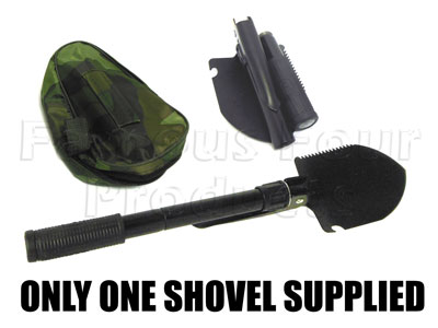 Small Compact Folding Spade - Land Rover 90/110 & Defender (L316) - Off-Road