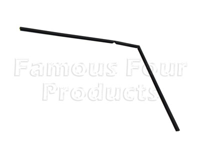 Rear Side Door Fixed Quarter Window Channel - Rear Vertical - Land Rover 90/110 and Defender - Body Fittings