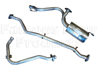 Stainless Exhaust System - Land Rover 90/110 and Defender - Full Exhaust Systems