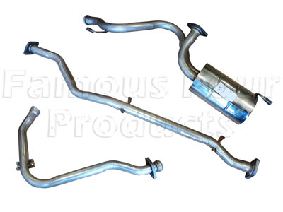 Stainless Exhaust System - Land Rover 90/110 & Defender (L316) - Full Exhaust Systems