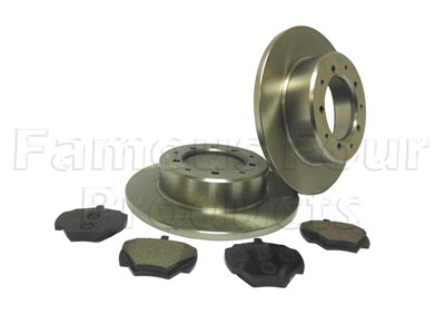 Brake Discs & Brake Pad Axle Set - Land Rover Discovery 1994-98 - Brakes