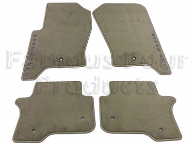 Footwell Carpet Mat Set - Land Rover Discovery 4 (L319) - Accessories