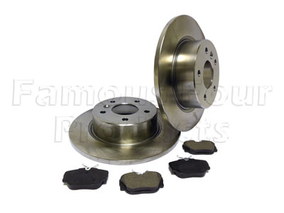 FF007975 - Brake Disc & Brake Pad Axle Set - Land Rover Discovery Series II