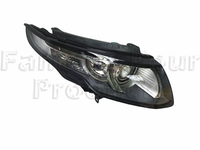 FF007989 - Headlamp with Indicator - Clear Glass - Range Rover Evoque 2011-2018 Models