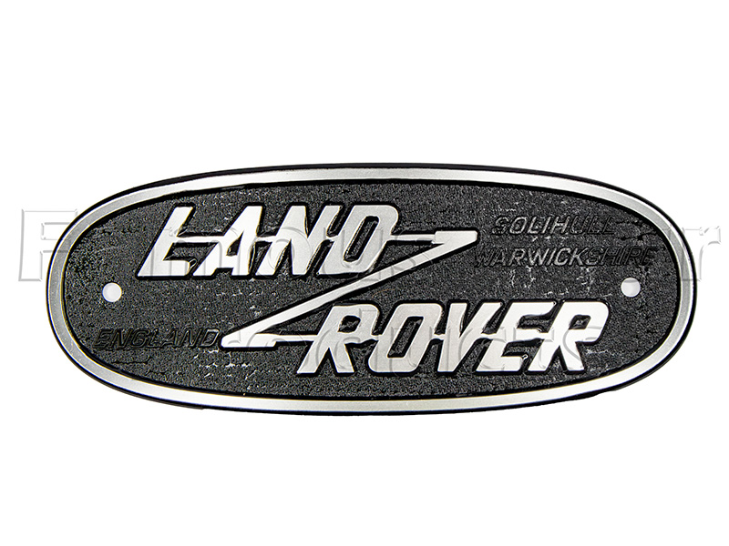 FF008010 - LAND ROVER Oval Badge - Land Rover Series IIA/III