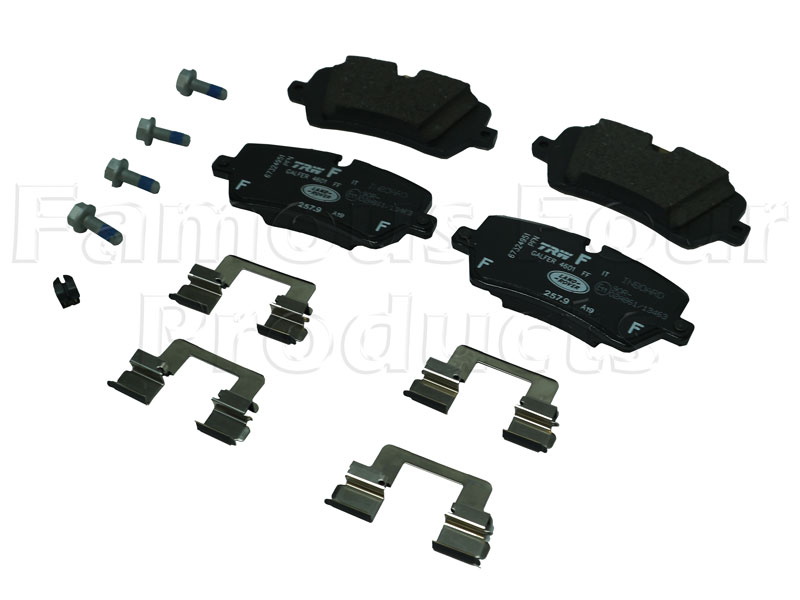 Brake Pad Axle Set - Range Rover 2013-2021 Models (L405) - Brakes