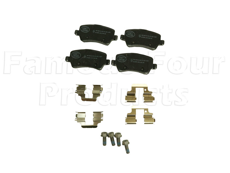 FF008033 - Brake Pad Axle Set - Land Rover Freelander 2