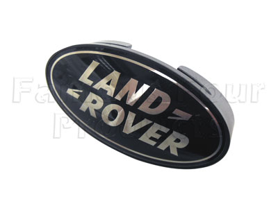 FF008039 - Oval Logo Clip-on Land Rover Grille Badge - Land Rover 90/110 & Defender