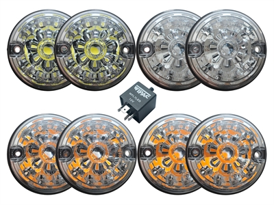 Clear Lens Light Kit - LED - Land Rover 90/110 & Defender (L316) - Lighting