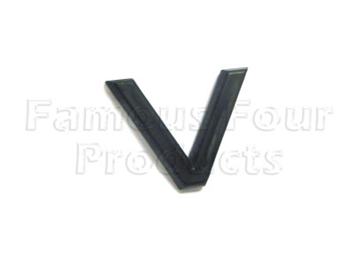 FF008224 - Plastic Lettering - V - - Classic Range Rover 1970-85 Models