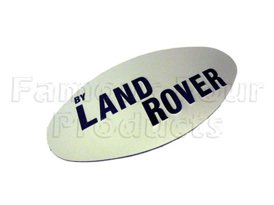 FF008248 - Tailgate Badge - by LAND ROVER - Classic Range Rover 1970-85 Models